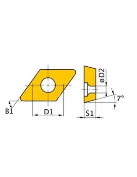 

3441751 INDEXABLE INSERTS FOR N. 93 DNMG150408