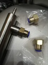 Conector de tubería de aire de 10mm, 12mm, 8mm, 6mm, manguera de 1/8 , 3/8, 1/2 , BSP, 1/4, rosca hembra de latón, conector neumático, empalme rápido