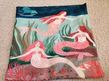 Cushion-Cover Pillow-Case Kissen Linen Print Home-Bed Cartoon Decoration Cat Portrait