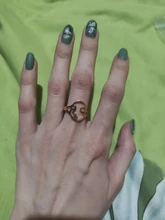 QIMING étnicos artista exagerado las mujeres anillo de rostro humano abstracto anillos de oro nudillo Midi anillo de dedo joyería de fiesta, regalo