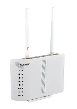 

ALLNET ALL-WR02400N / WiFi Modem-Router f. ADSL2 + Annex B/J White