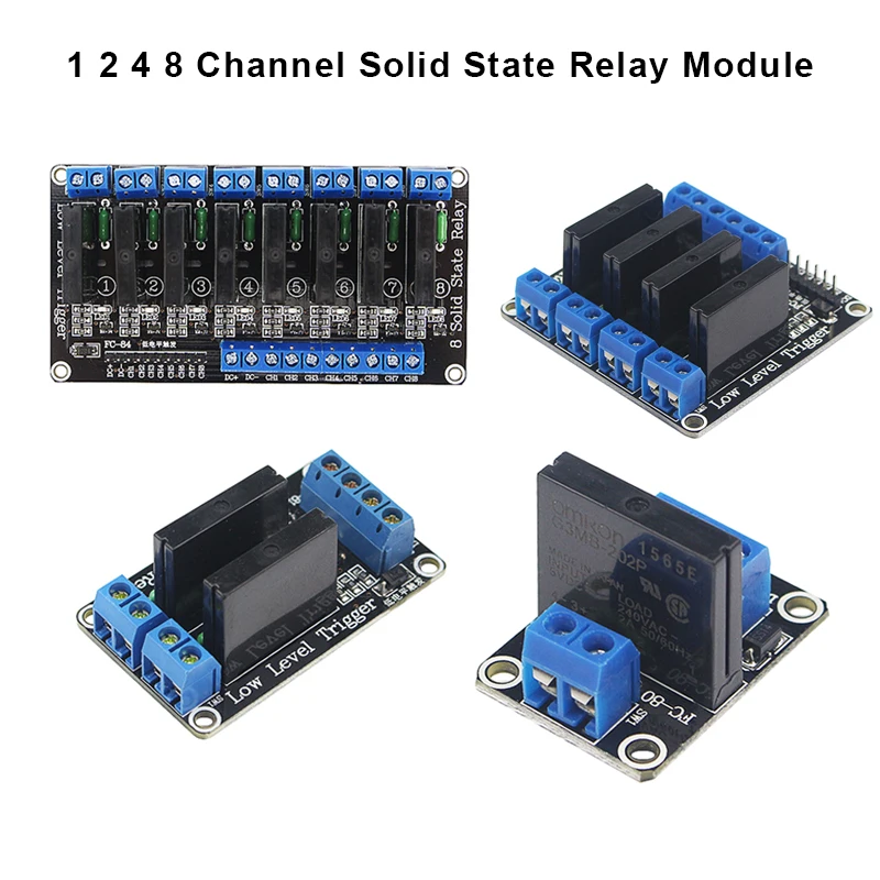 8 canaux 5 V Solid State Relay Board SSR Raspberry pi Arduino PIC 