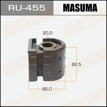 Сайлентблок рычага зад. Nissan Almera all 95 00 MASUMA RU 455|Детали амортизаторов| |