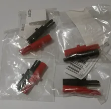 2Pcs/Lot Push Button Type Full Protective Alligator Clip For Professional Multimeter