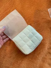 Billeteras cortas de piel sintética para mujer, carteras a cuadros, tarjetero de nobuk, cartera pequeña con cremallera, monedero