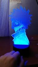 Led-Light 3d-Lamp Bedroom Decor Gift Manga Acrylic Academia Cool Dabi Anime Colorful