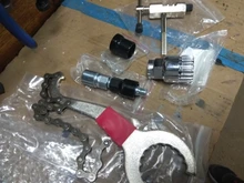 Herramientas para reparación de bicicletas MTB, para mantenimiento de cadena, removedor de volante de inercia, manivela, llave y extractor, RR7304