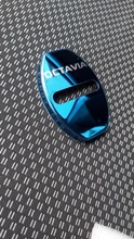 LQY 4pcs Car Door Lock Buckle cover car sticker car accessories For Octavia FABIA KAMIQ