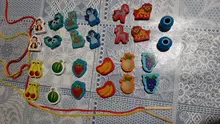 26 unids/lote juguetes de madera juguetes de animales de dibujos animados de la fruta cuerda juego para enhebrar cuentas educación bebé de juguete para niños WYQ