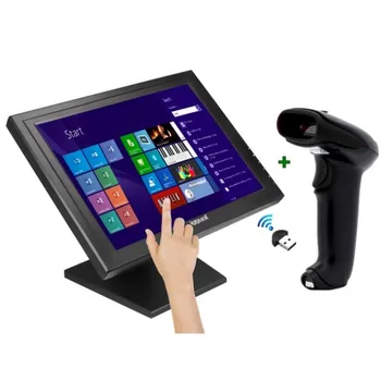 

KIT iggual Touch Display 15 "Reader + 1D Laser Bluetooth