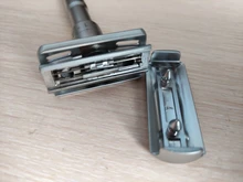QSHAVE-Afeitadora de seguridad ajustable con doble filo para hombre, rasuradora con 5 cuchillas para afeitar clásica, limas de suaves a agresivas, 1-6 niveles