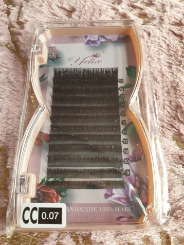 Yelix Easy Fan Volume Lashes Auto Bloom Individual Eyelash Extension Faux Mink Eyelashes Thick Natural Camellia Lash Extension