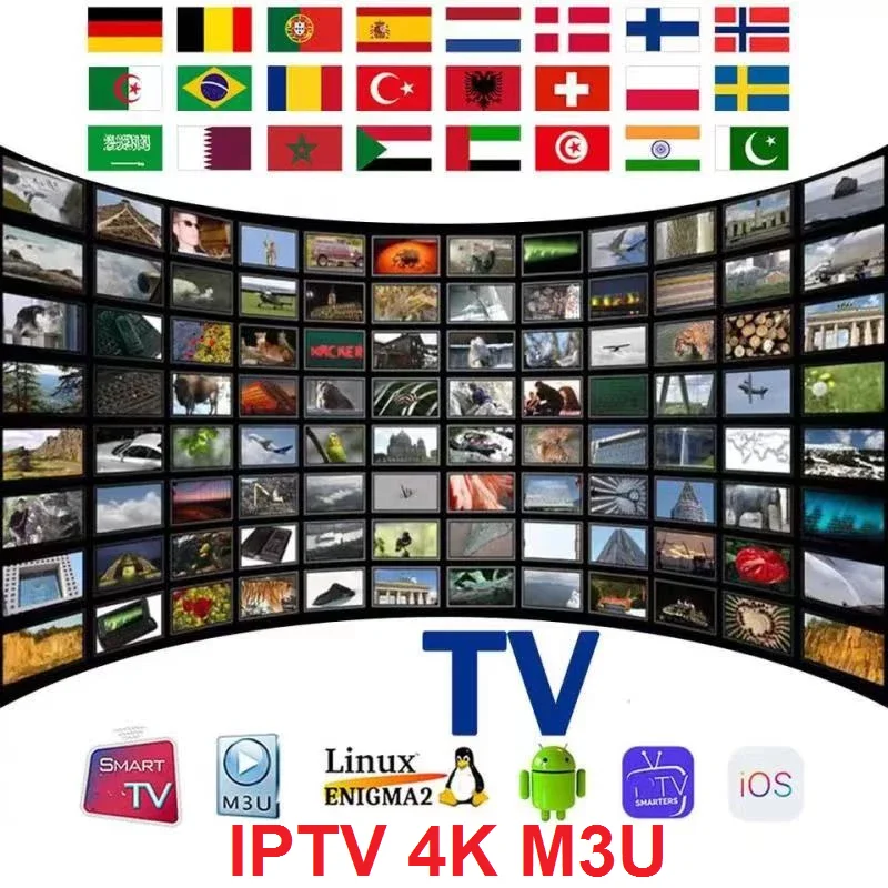 IPTV 4K 12 MOUNTHS GOOD QUALITY M3U NO STOP HOT SELLING SMART TV | Электроника
