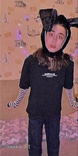 Gorro con orejas de conejo para mujer y niña, Gorro con orejas de conejo para Halloween, Cosplay, gorro largo con Orejas de conejo de peluche Sombrero de conejo