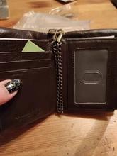 Cards Wallet Chain-Bag Multi-Functional Leather Bifold RFID Slim Designer Purse-Coin-Pouch