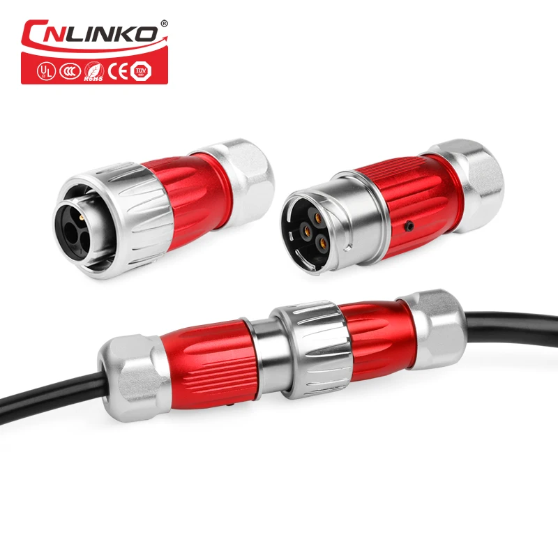 Automotive Quick 12 Pin Connector M20 Waterproof Electric Cable Socket Male Jack 