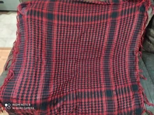 Bufandas militares táctico árabe de 100x100cm para senderismo al aire libre, bufanda con diseño desértico del ejército, pañuelo con borla para hombres y mujeres