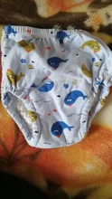 Pañal reutilizable lavable para bebé, paño de entrenamiento infantil, bragas con insertos, pañales, cubierta de 6 capas, trajes de envoltura para niña y niño