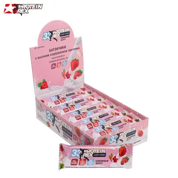 

Bars protein Rex low carb (60g x 15 PCs) strawberry dessert