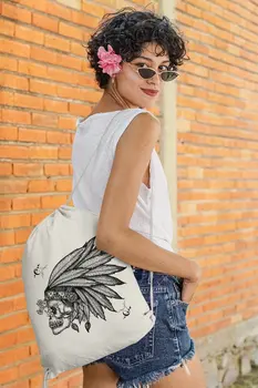 

Angemiel Bag Indian Skull And Crossbones Nappy Backpack