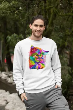 

Angemiel Wear Rainbow Cat Men 'S Sweatshirt