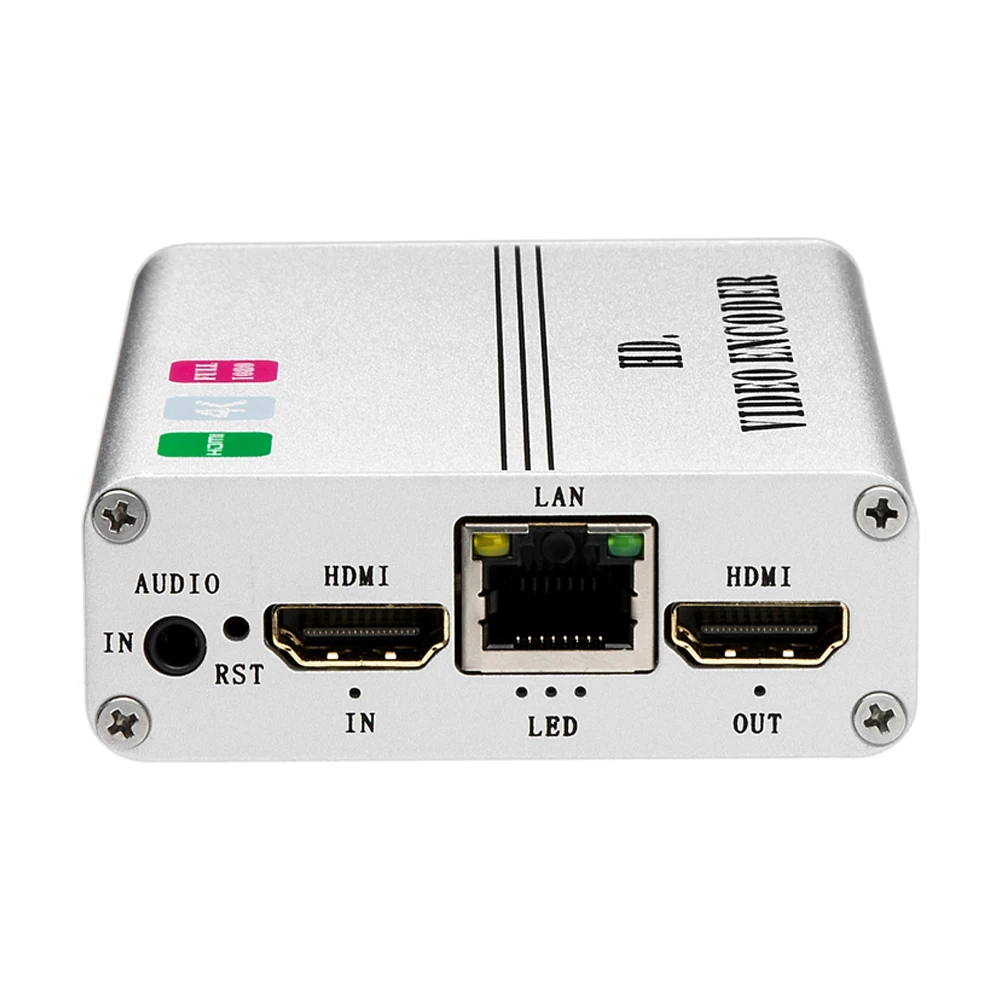 HWCODEC K1S H.264/H.265 HEVC 4K UHD hdmi In/Out декодер потокового вещания Ip кодировщик с записью на sd-карту - Цвет: K1S