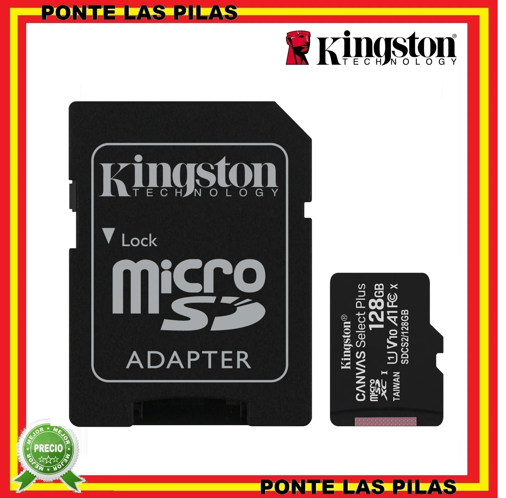 Scheda Micro Sd 128 Gb Kingston Canvas Select Plus Schede Di Memoria Microsd Originali 128 Gb-Tablet Samsung Xiaomi Huawei Movil