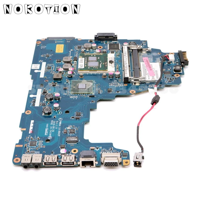 NOKOTION K000111440 основная плата для Toshiba Satellite C660 C660-1F1 материнская плата для ноутбука HM55 DDR3 PWWAA LA-6842P Бесплатный процессор