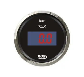 

Oil pressure gauge Digital 0-5 bar, black dial, stainless bezel, D. 52mm ky15042