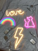 Neon-Light Wedding-Decoration Rainbow Colorful Home-Party Led for Xmas-Gift 72-Styles