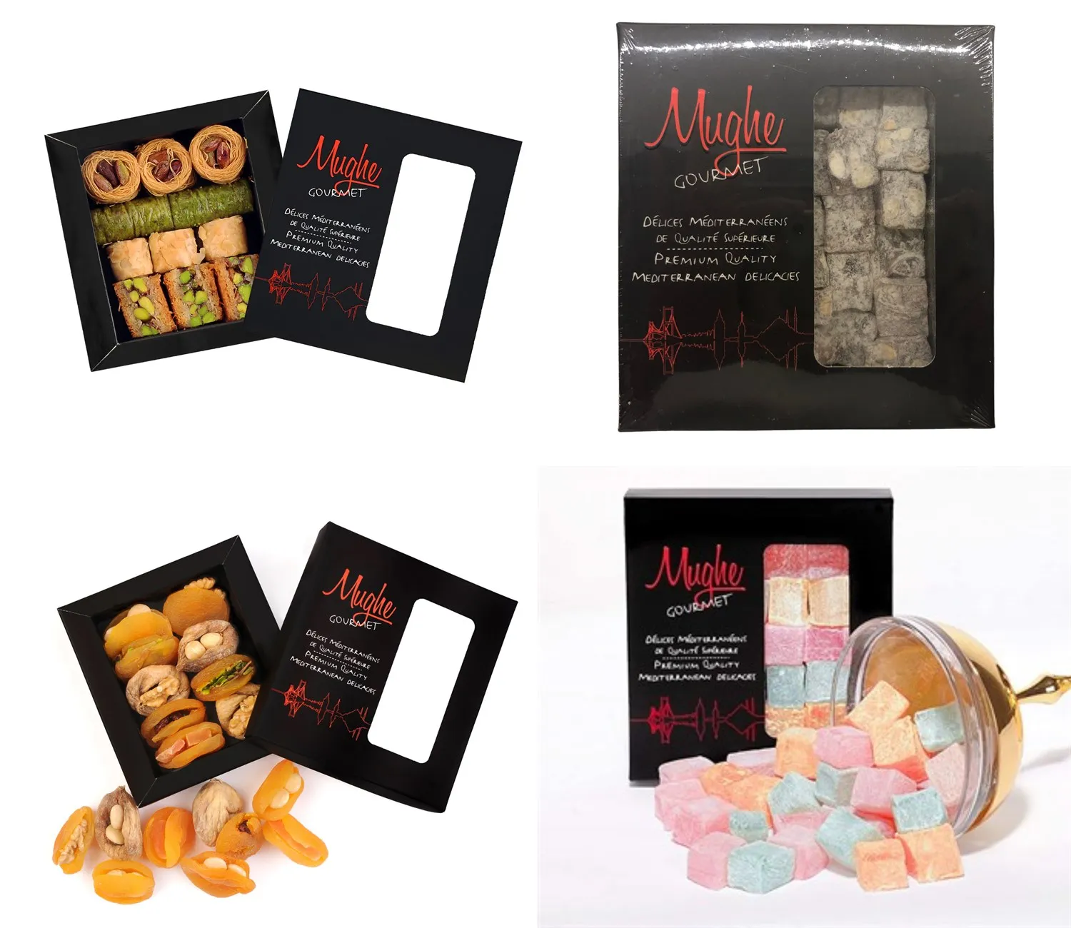 

Mughe Gourmet Gift Basket Super Pack of Three Xsmall Baklava