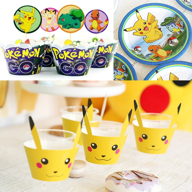 Ballons thème Pokemon Pikachu, décoration d'anniversaire, en Latex et en  aluminium, jouets pour enfants, vaisselle jetable, fournitures de fête -  AliExpress