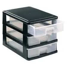 

Lot of 3 Great Plastic boxes for image storage
