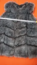 Fur Vest Coat Jacket Gilet Faux-Fox Winter Women Fashion Luxury Warm 4XL High-Quality