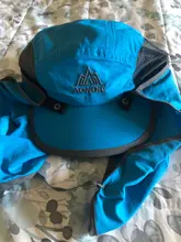 AONIJIE-Sombrero de pesca E4089 Unisex, gorra visera para exteriores, protección solar UPF 50 con cubierta de solapa de cuello y Oreja extraíble para senderismo