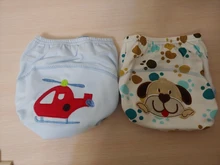 1 Uds bonitos pañales de bebé reutilizables pañal para bebés de tela lavable niños bebé algodón pantalones bragas pañales cambiando