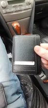 Rfid Cartera de hombre clásica Mini tarjetas de cuero de PU funda, soporte mujeres Banco tarjeta de identificación de crédito fundas de pasaporte Bolso pequeño bolso