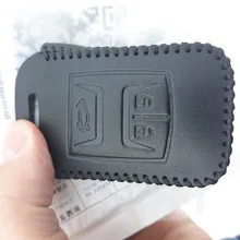 Funda de cuero con 3 botones para llave de coche, Funda de cuero colorida para Chery Tiggo llegada, funda de llave a distancia inteligente, accesorios para Interior de coche