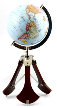 

World Map Globe - 12 Inch Decorative World Map
