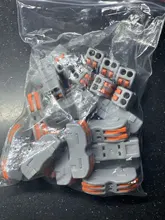 Blocks Wire-Connector Splicing-Terminal Led-Strip-Lighting Conductor-Rail-Conector 222-412