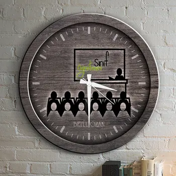 

Personalized Professional Class Teacher Wood Wall Clock-5