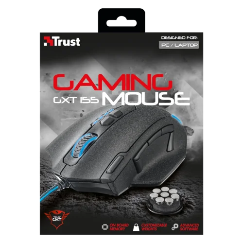 Игровая проводная мышь 20411 Trust GXT 155 до 4000 dpi 11 клавиш