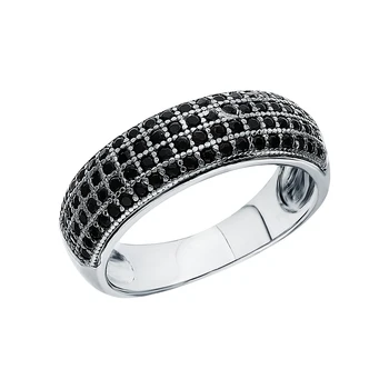 

Silver ring with cubic zirconia sunlight sample 925