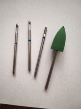 Fresas de diamante para manicura, brocas giratorias, accesorios para pedicura, boquillas, pulidora