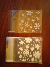 Packaging-Bag Biscuits Snack Cookie Snowflake Plastic Candy Wedding Christmas 50pcs Birthday-Party