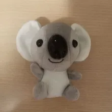 De peluche de felpa llavero con motivo de Koala juguete Animal relleno de peluche juguetes de la muñeca imitación de piel de conejo mochila de peluche bolsa colgante de peluche de Koala regalos