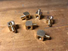 Pipe-Fitting-Connector Thread Brass Elbow-Tube Oil-Lubrication-System Male-To-Female