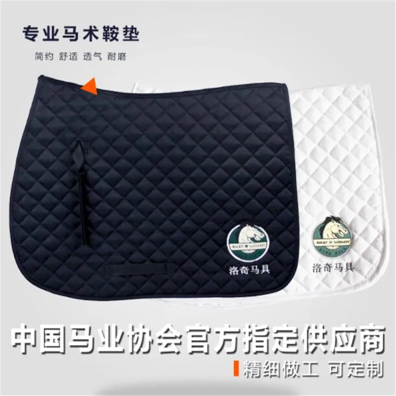 Cavassion Equestrian Saddle Pad Breathable Material on the Horse Back