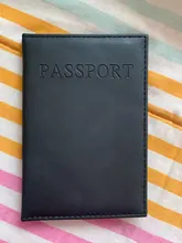 Tarjetero Unisex para hombre y mujer, 1 funda para pasaporte de PU A la moda, para parejas y modelos de chicas, tarjetero para pasaporte de viaje