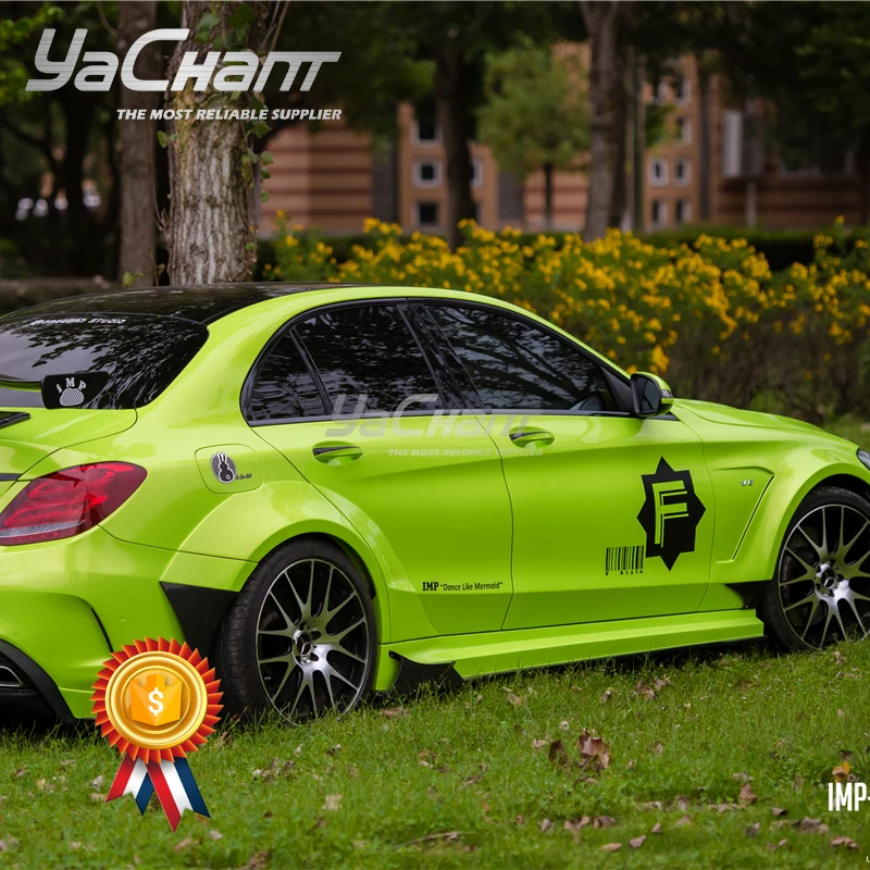 

CF Carbon Fiber Side Skirt w/ Canard Fit For 2015-2021 Mercedes Benz W205 C63 Sedan iMP Performance